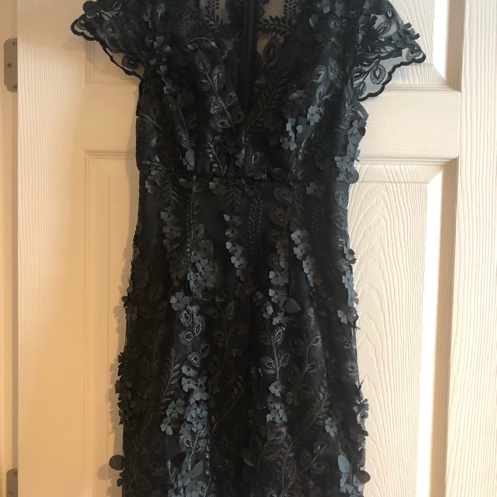 Carmen Mark Valvo Black  Dress-size 6